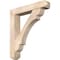 Ekena Millwork Olympic Craftsman Smooth Bracket w/ Offset Brace, Douglas Fir, 7 1/2"W x 40"D x 44"H BKT0806X40X44OLY04SDF - alternate 1
